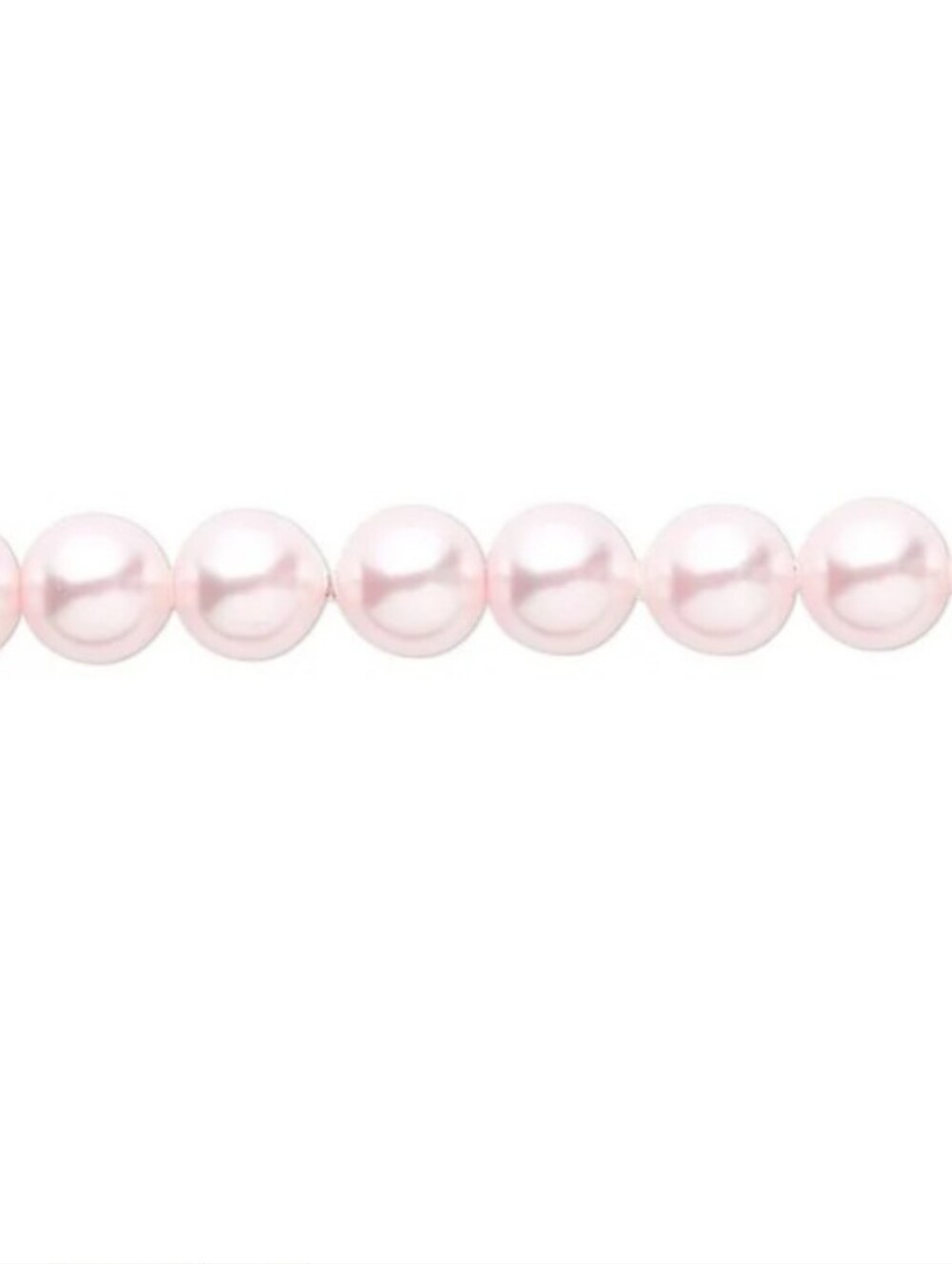 2/$15 6mm Crystal Pearl Rosaline Round Beads 50ct H20-1017GP